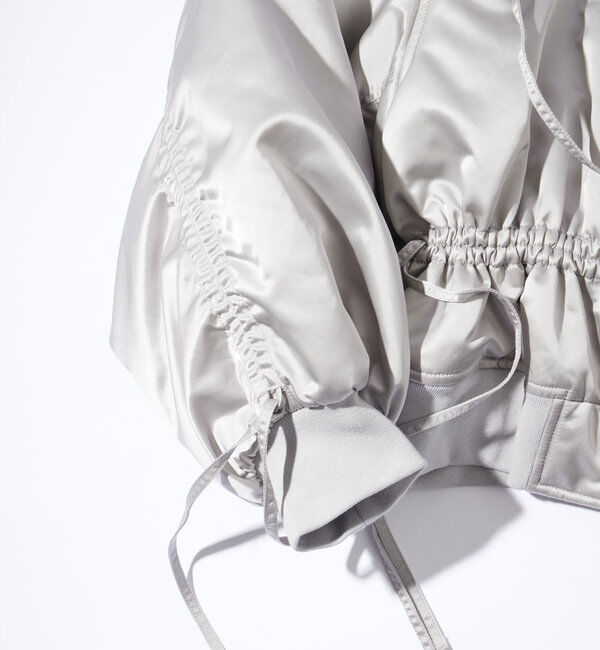  「【Six M/シックスエム】ドロスト衿ボアMA-1」|ブルゾン・スタジャン|