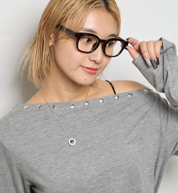  「太ブチメガネ」|ピアス|