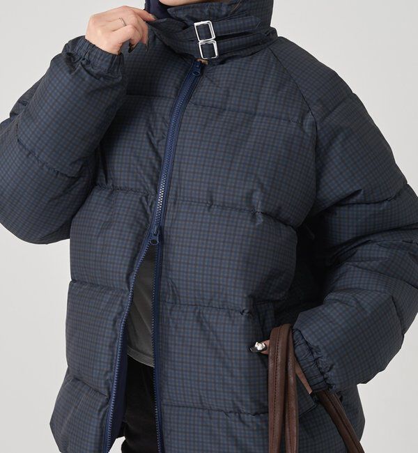  「アソート柄中綿ブルゾン」|ブルゾン・スタジャン|ネイビー