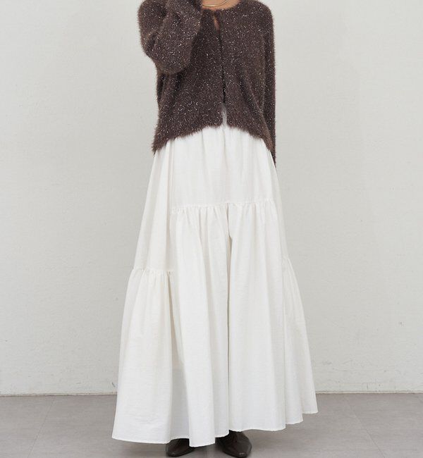  「ラメシャギーニットカーデ」|カーディガン|