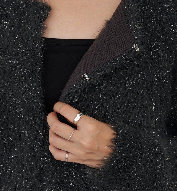  「ラメシャギーニットカーデ」|カーディガン|