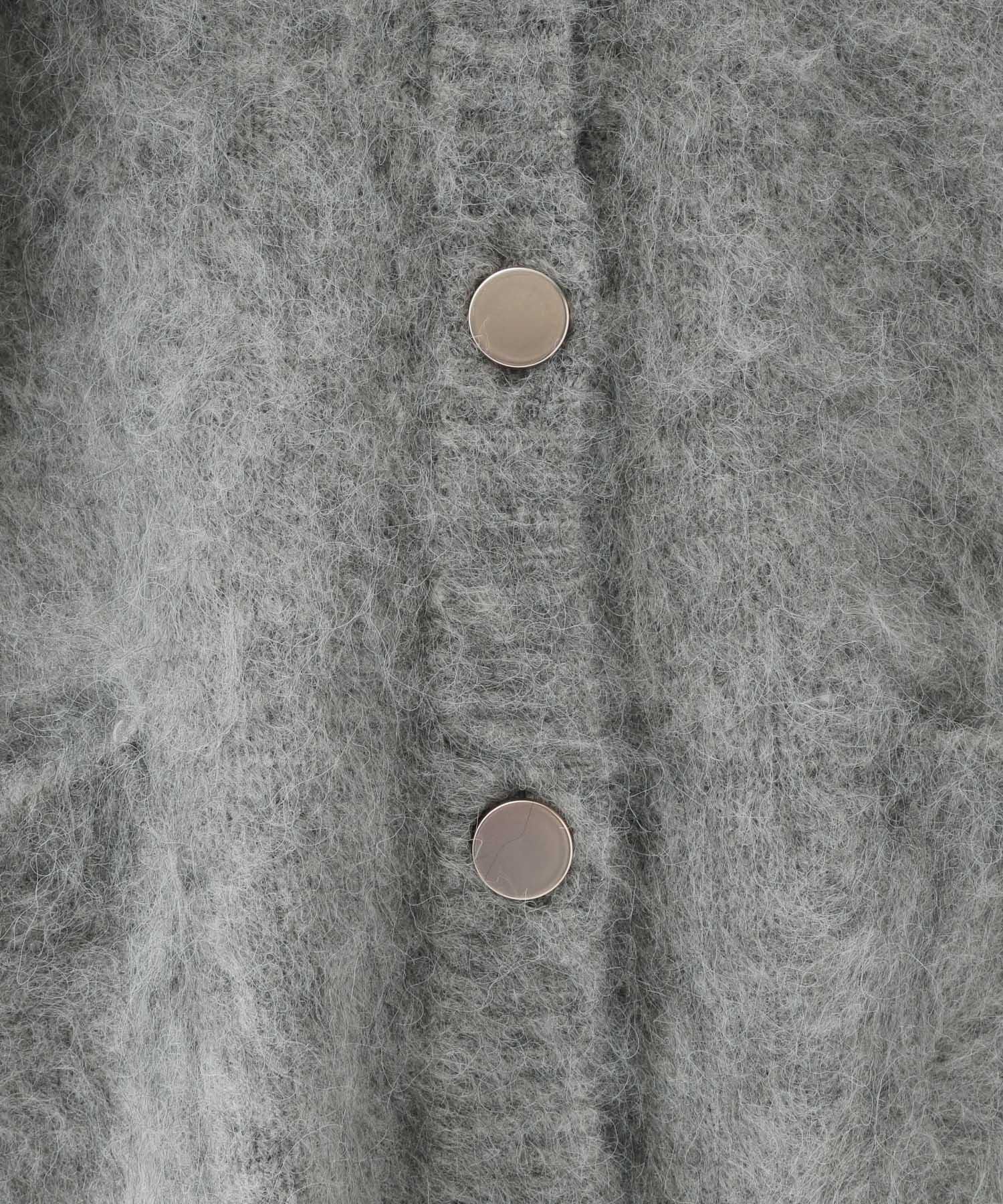 A part by 「【WEB限定】シャギーロングVネックカーディガン」|ニット・セーター|