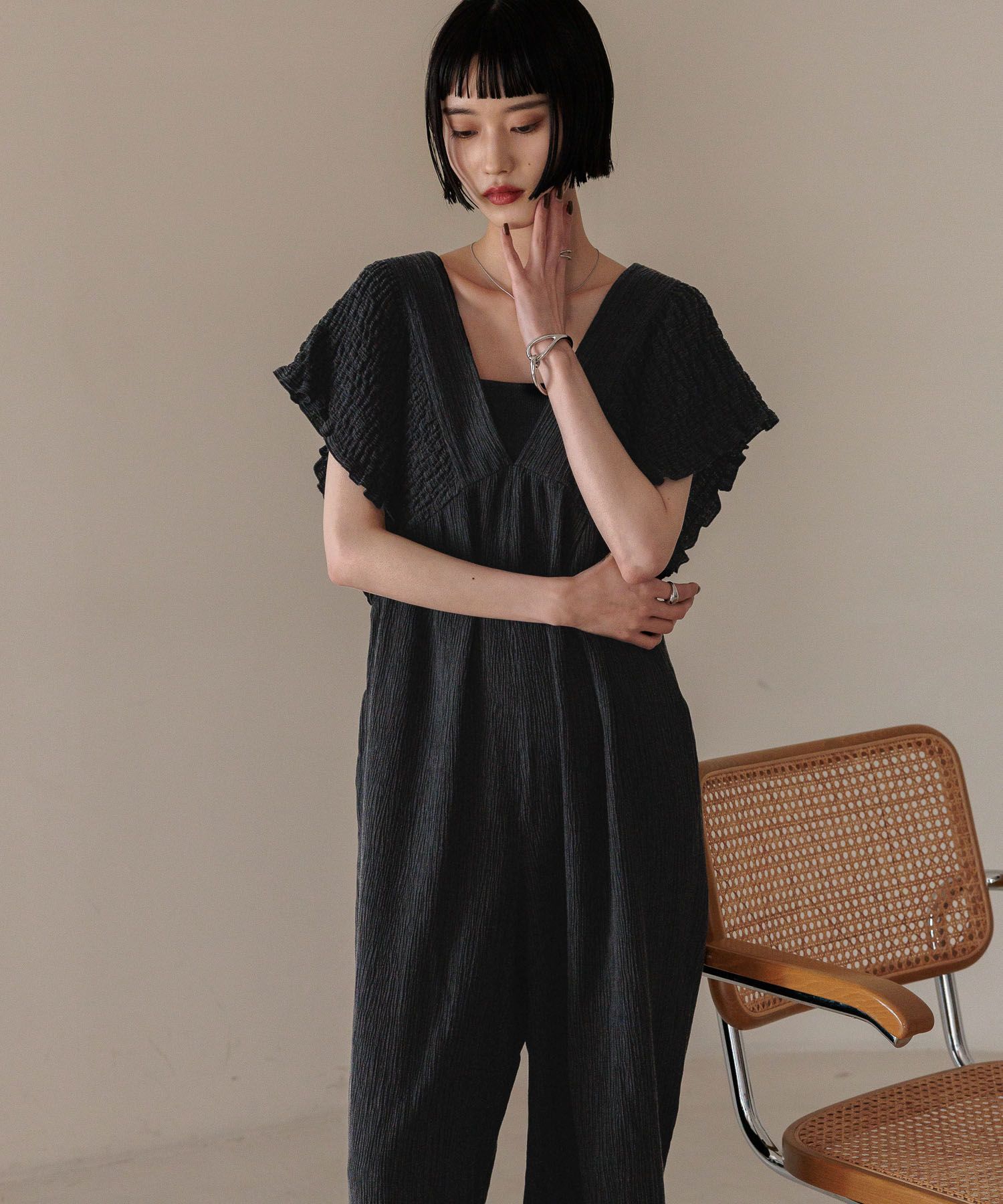 LOWRYS FARM「ヨウリュウシャーリングサロペット」|ワンピース|