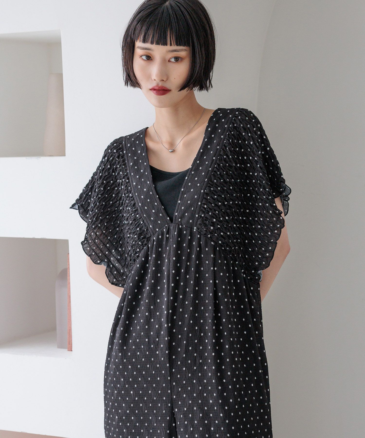 LOWRYS FARM「ヨウリュウシャーリングサロペット」|ワンピース|