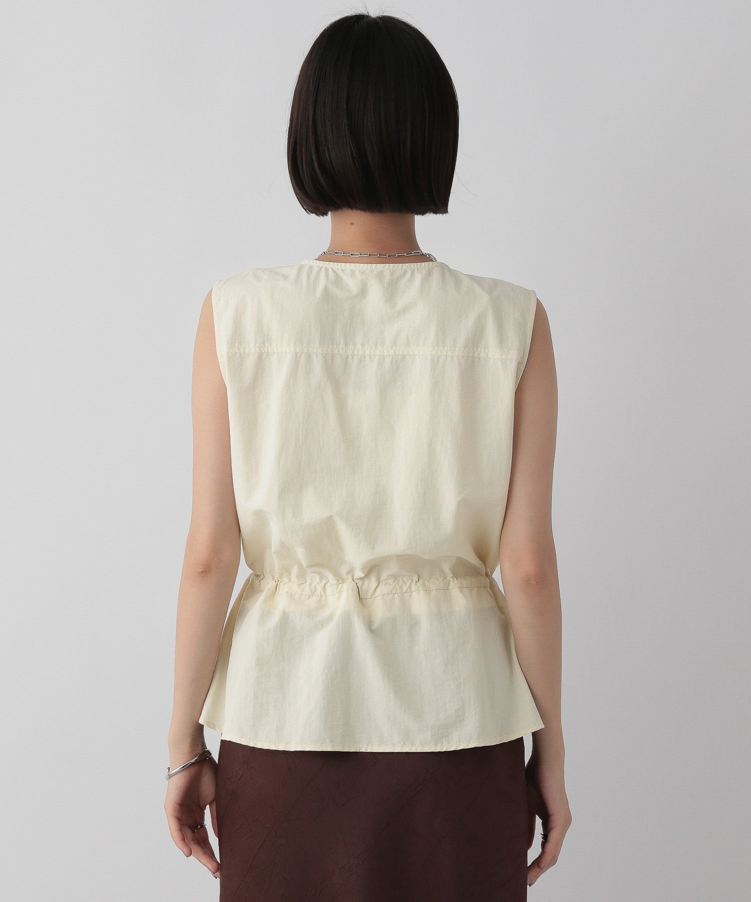 LOWRYS FARM「マルチＷＡＹフリルベスト」|ダウンベスト・ベスト|