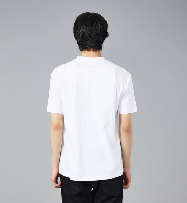 ABAHOUSE「コンパクト シルケット スムース Vネック Tシャツ」|Tシャツ・カットソー|