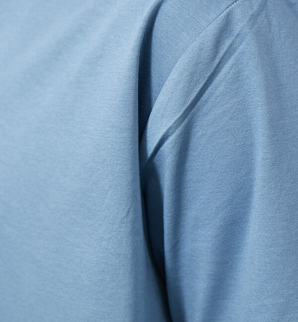 ABAHOUSE「コンパクト シルケット スムース Vネック Tシャツ」|Tシャツ・カットソー|