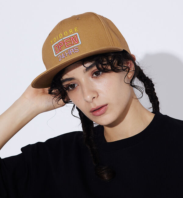 ABAHOUSE「【YOIDORE/ヨイドレ 】 オアイソ刺繍 CAP/24HRS OPEN/ベー」|その他|
