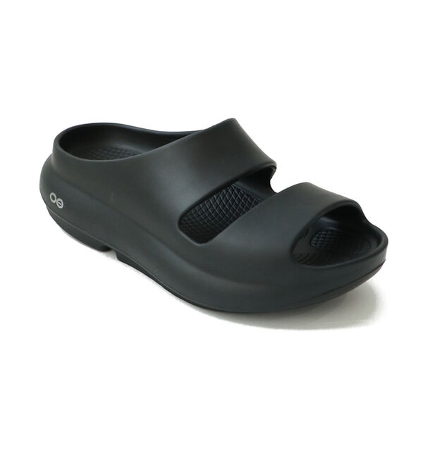ABAHOUSE「【OOFOS/ウーフォス】OOyea/ウーヤー/リカバリーサンダル」|サンダル|ブラック