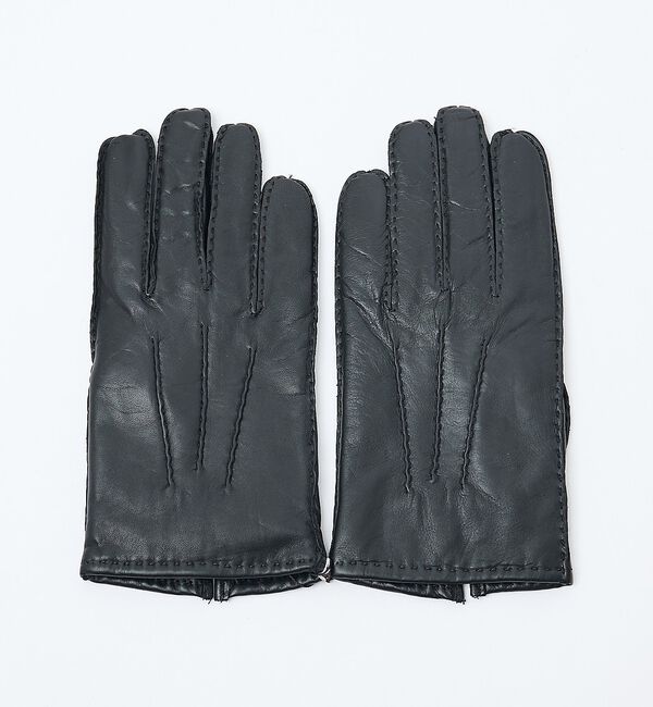 ABAHOUSE「アウトステッチ ラムレザーグローブ」|手袋|