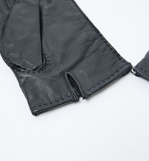 ABAHOUSE「アウトステッチ ラムレザーグローブ」|手袋|