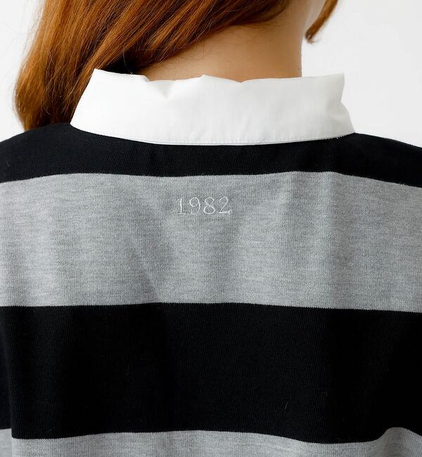 Rouge vif「【PARROTT CANVAS/パロットキャンバス】クロップド ワイド ラガーシ」|Tシャツ・カットソー|