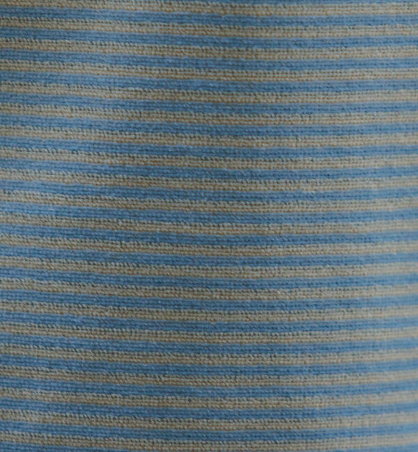 Rouge vif「【Le Melange/ル・メランジュ】ベロアボーダーTシャツ/#8541007」|Tシャツ・カットソー|