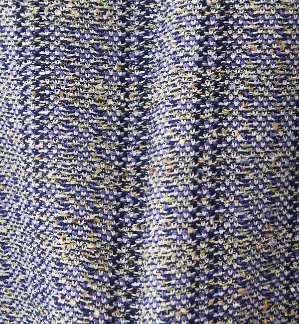 qualite「ストライプフリンジニット」|ニット・セーター|