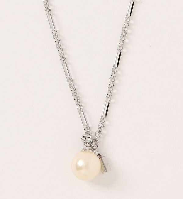 qualite「パールキャッチネックレス」|ネックレス|シルバー