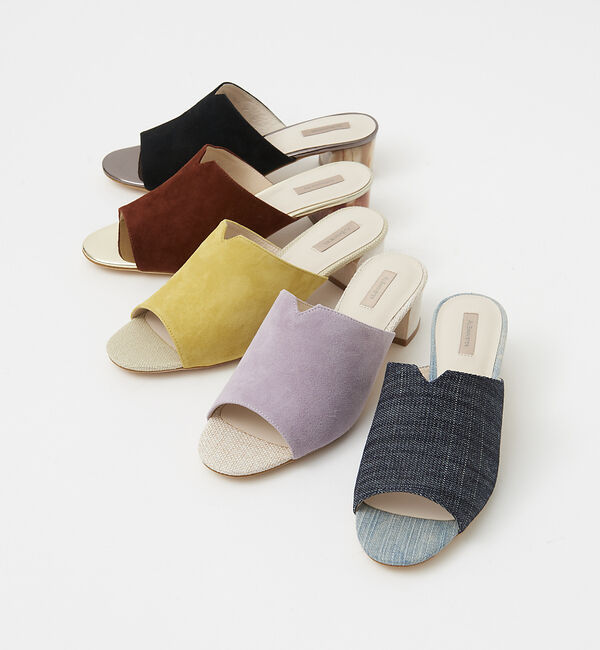 AU BANNISTER「マーブルヒールミュール」|サンダル|