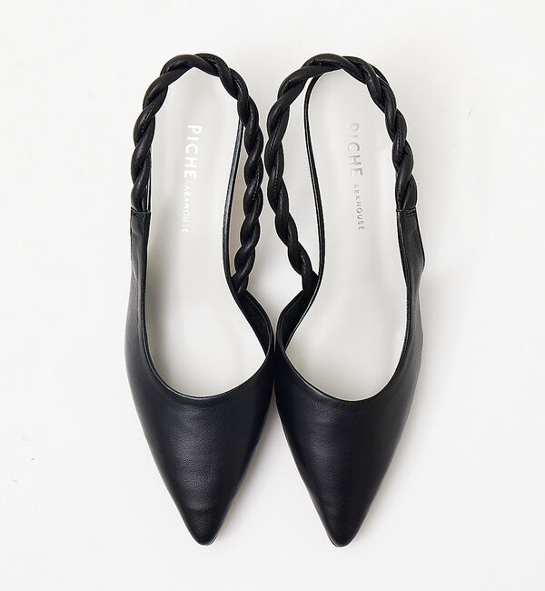 AU BANNISTER「ツイストスリングバックヒールサンダル」|サンダル|