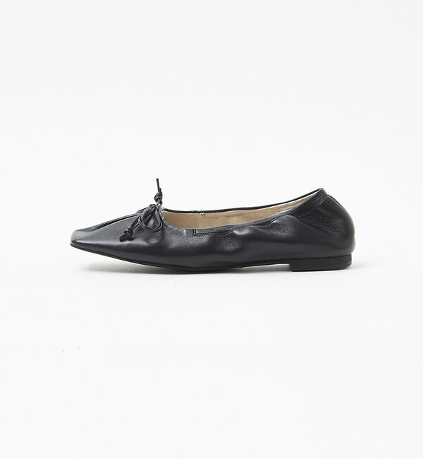 AU BANNISTER「シャーリングスクエアトゥ バレエシューズ」|バレエシューズ|