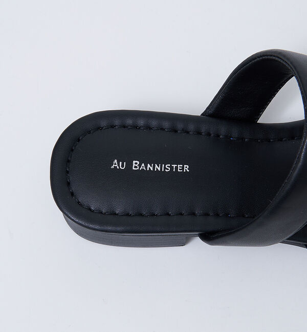 AU BANNISTER「【WEB限定】韓国風/スクエア アシンメトリー サンダル」|サンダル|