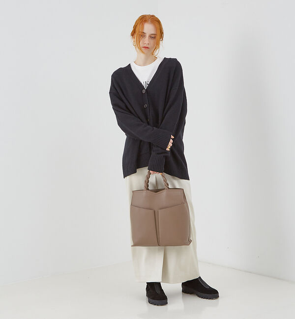 LOWELL things「Twiste/ダブルポケット2WAYトート L」|トートバッグ|