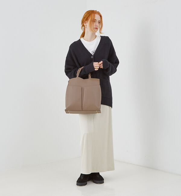 LOWELL things「Twiste/ダブルポケット2WAYトート L」|トートバッグ|