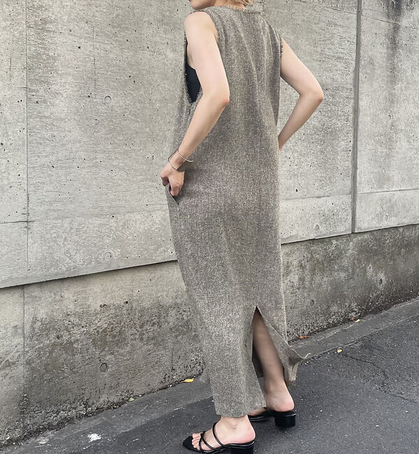 abahouse mavie「【大人のいちまんワンピ】ツイードジャンパースカート」|ジャンパースカート|