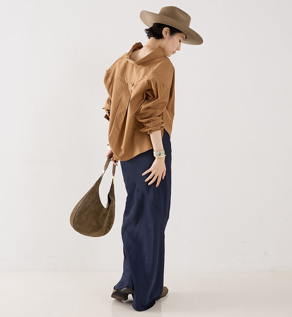 The Store by C' 「【SAVETTE】FLORENCE HOBO／レザーショルダーバッグ」|ショルダー・メッセンジャー|