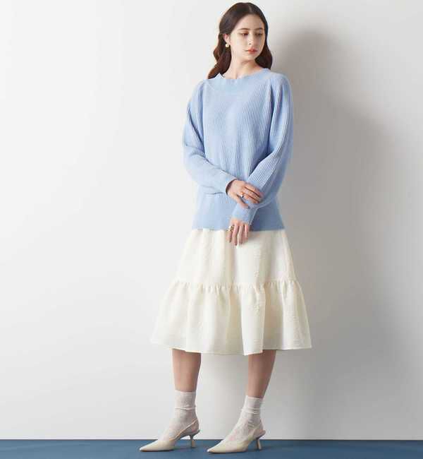 TIARA「モール片畦ニット」|ニット・セーター|
