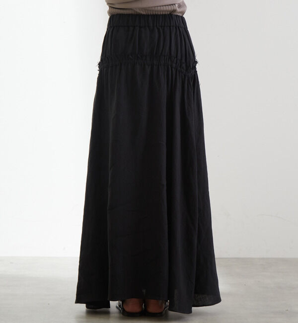 Liesse「リネンティアードスカート」|スカート|