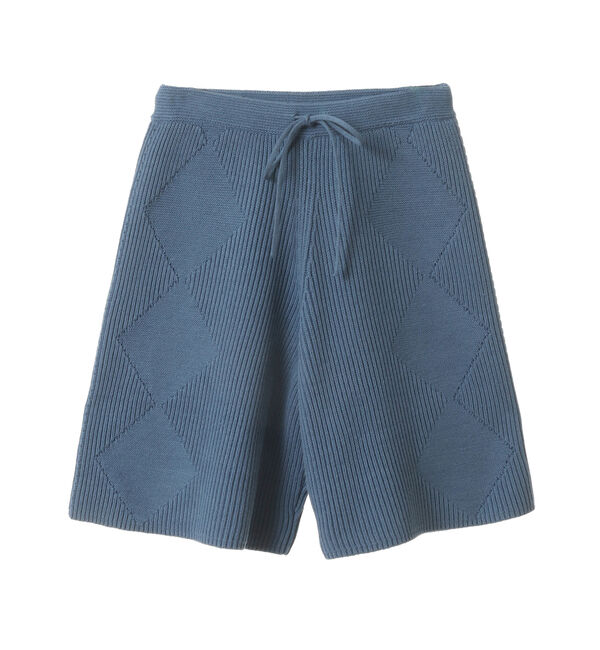 Liesse「【WALANCE】オーガニックコットンニットショートパンツ/3231-004」|その他|インディゴ