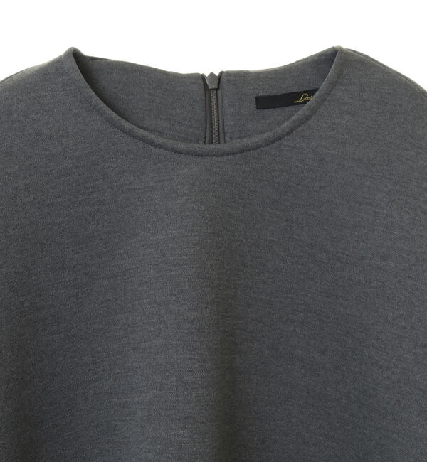 Liesse「オーバーシルエットギャザートップス」|Tシャツ・カットソー|