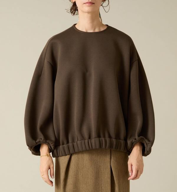 Liesse「オーバーシルエットギャザートップス」|Tシャツ・カットソー|