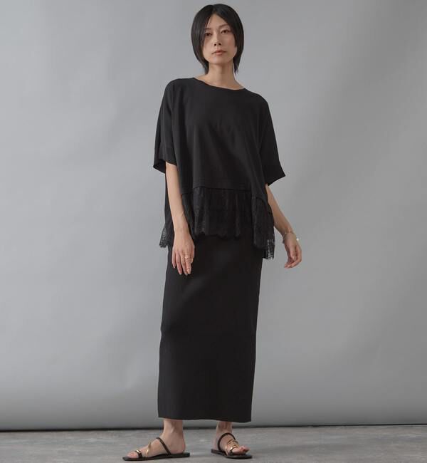 Liesse「リブニットタイトスカート」|スカート|