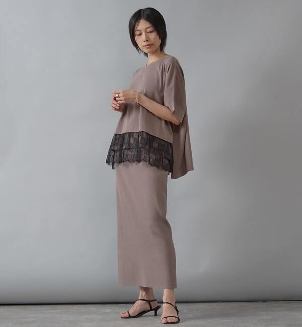 Liesse「リブニットタイトスカート」|スカート|