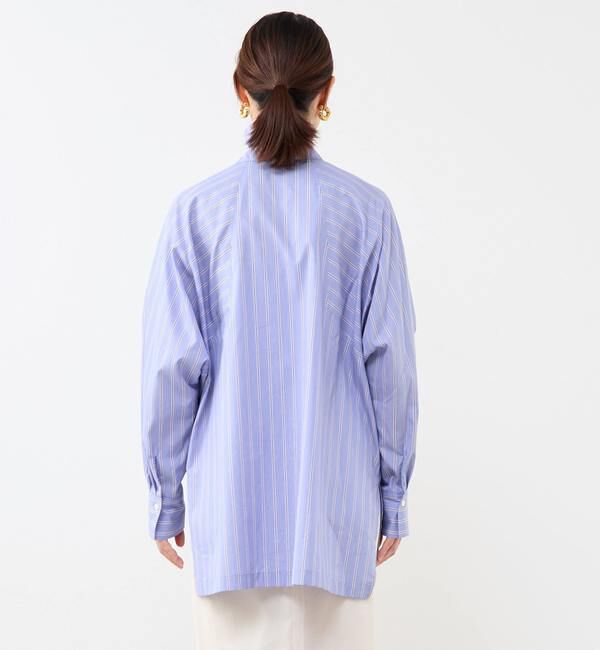 Soffitto「ハーフジップオーバーサイズブラウス」|シャツ・ブラウス|