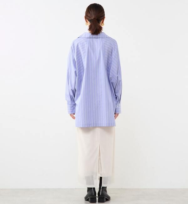 Soffitto「ハーフジップオーバーサイズブラウス」|シャツ・ブラウス|