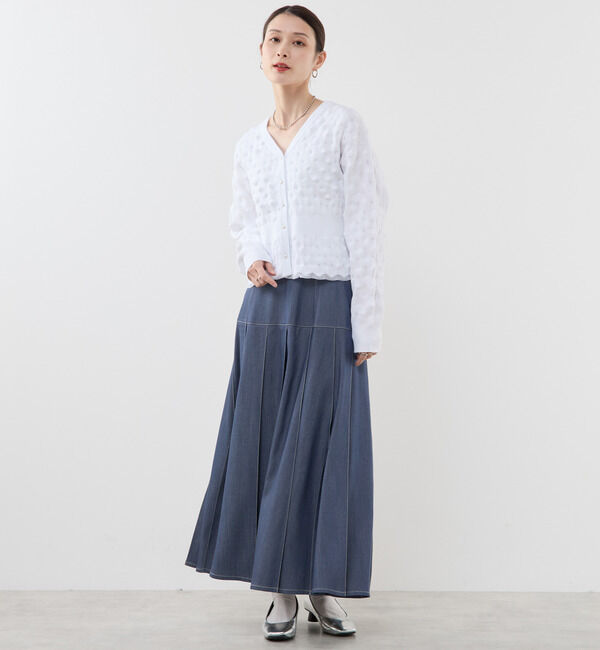 Soffitto「ポコポコ編み2WAYカーディガン」|カーディガン|