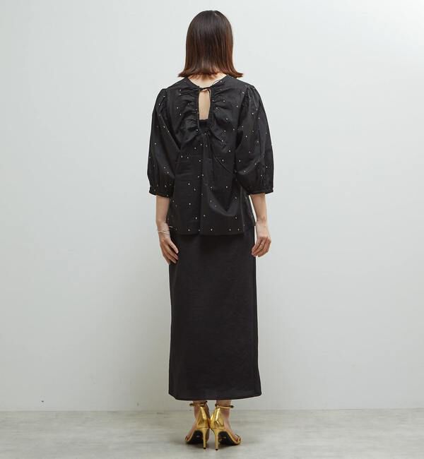 Soffitto「《定番》サテンサイドスリットタイトスカート」|スカート|