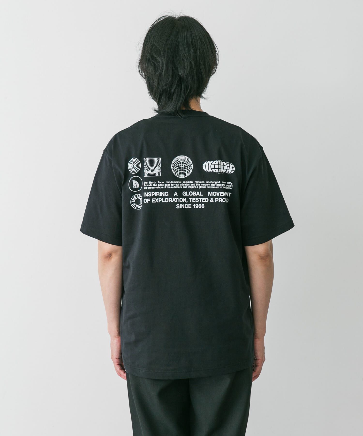 URBAN RESEARCH DOORS「THE NORTH FACE　Short-SleeveFDGlobeGridCottonTee」|Tシャツ・カットソー|