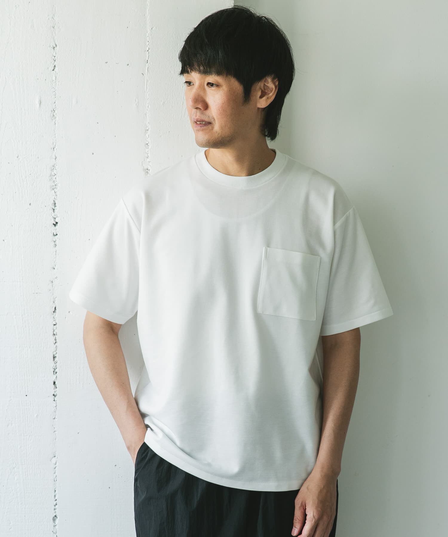 URBAN RESEARCH DOORS「『Sサイズ/WEB限定』ポンチポケットショートスリーブTシャツ」|Tシャツ・カットソー|