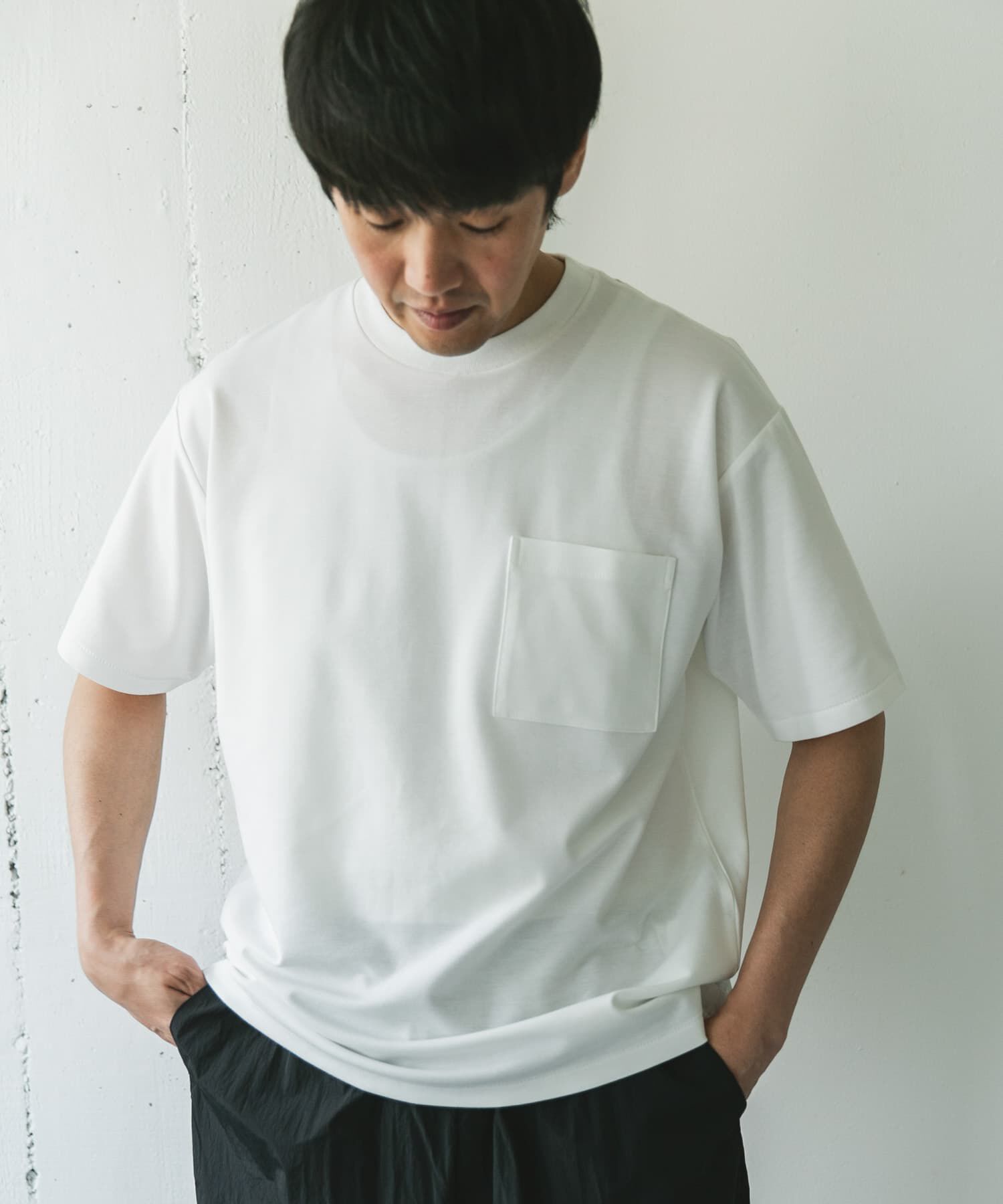 URBAN RESEARCH DOORS「『Sサイズ/WEB限定』ポンチポケットショートスリーブTシャツ」|Tシャツ・カットソー|