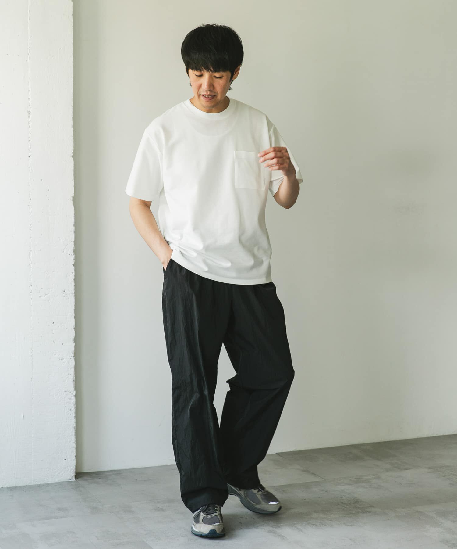 URBAN RESEARCH DOORS「『Sサイズ/WEB限定』ポンチポケットショートスリーブTシャツ」|Tシャツ・カットソー|