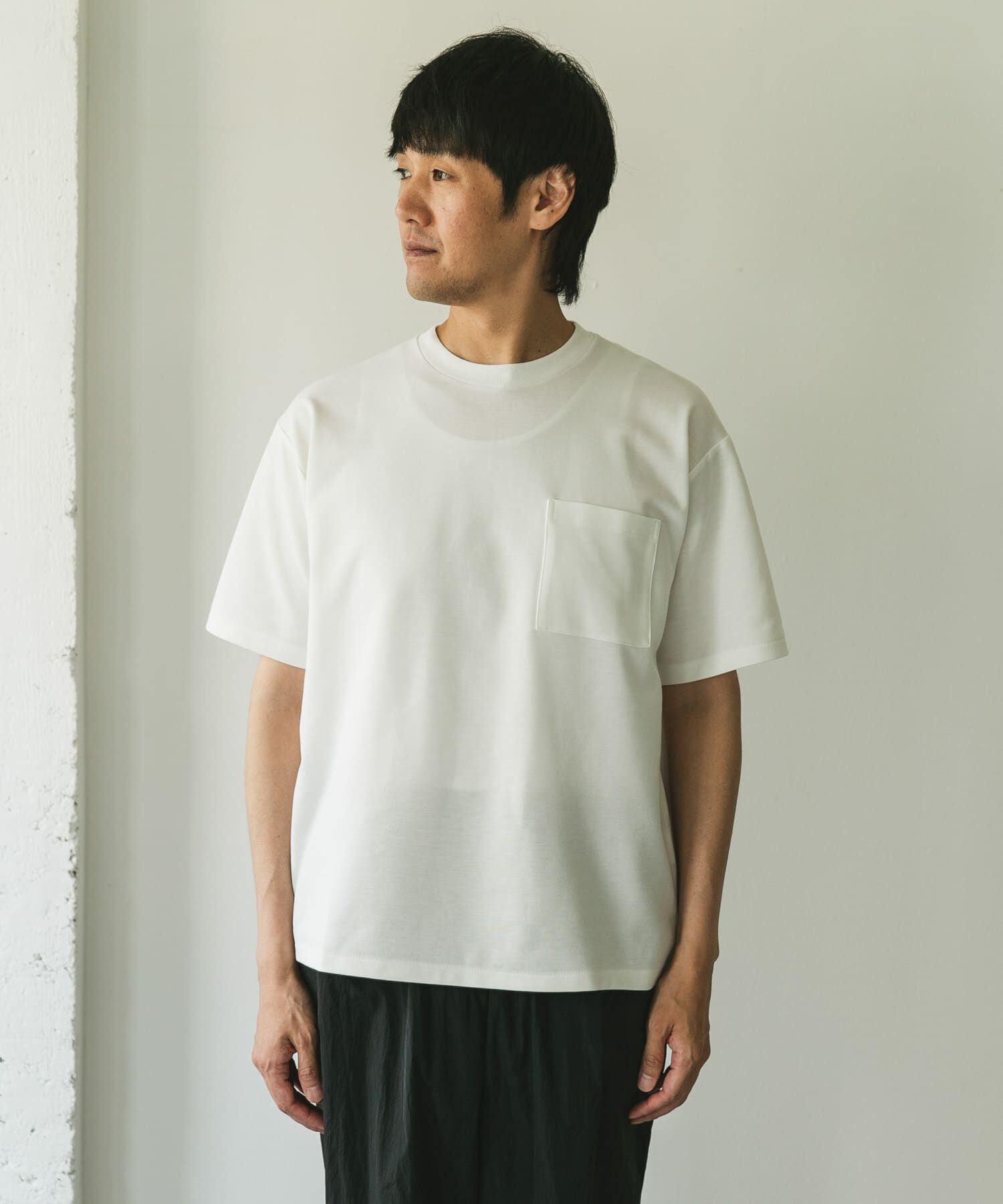 URBAN RESEARCH DOORS「『Sサイズ/WEB限定』ポンチポケットショートスリーブTシャツ」|Tシャツ・カットソー|