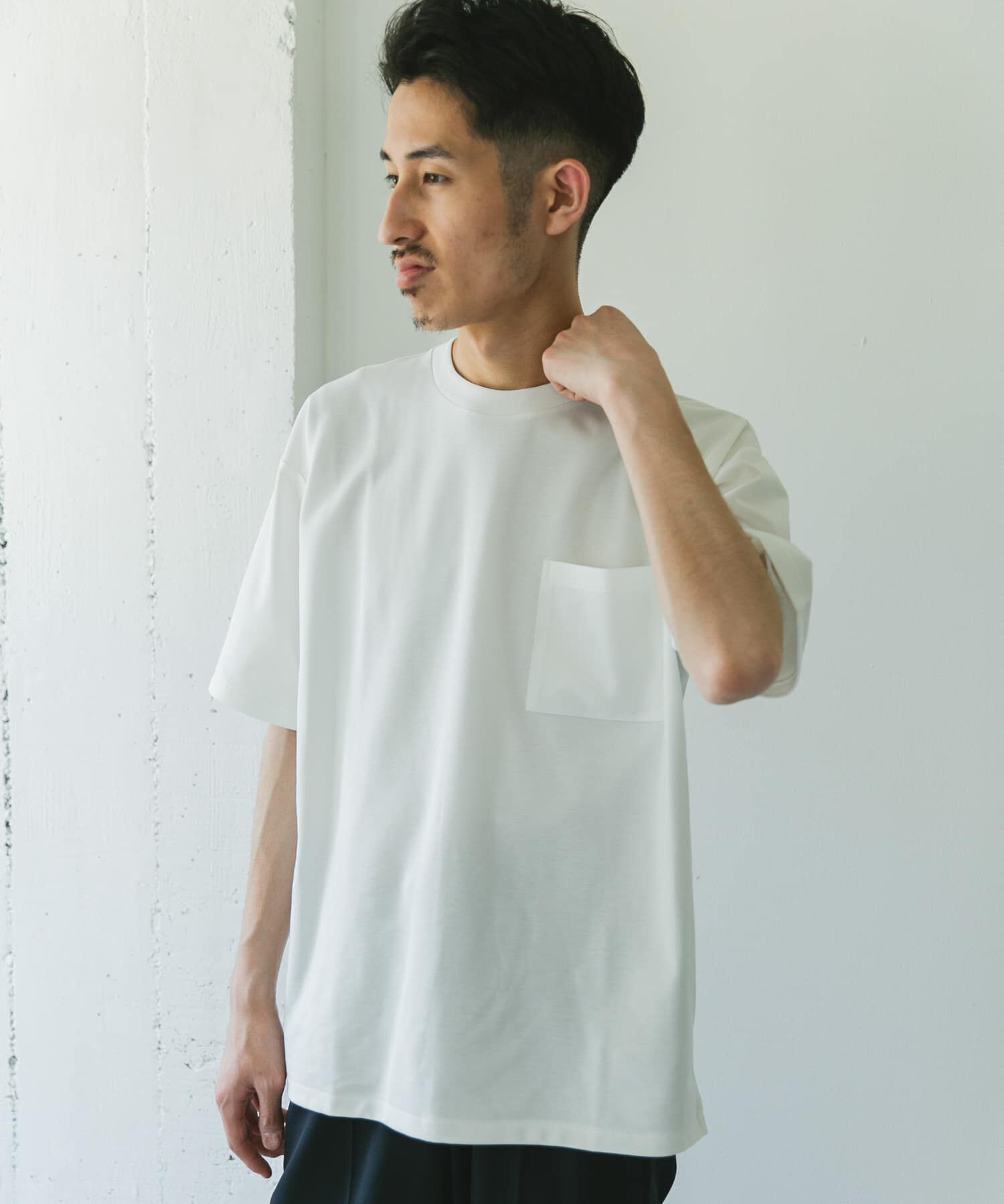 URBAN RESEARCH DOORS「『Sサイズ/WEB限定』ポンチポケットショートスリーブTシャツ」|Tシャツ・カットソー|