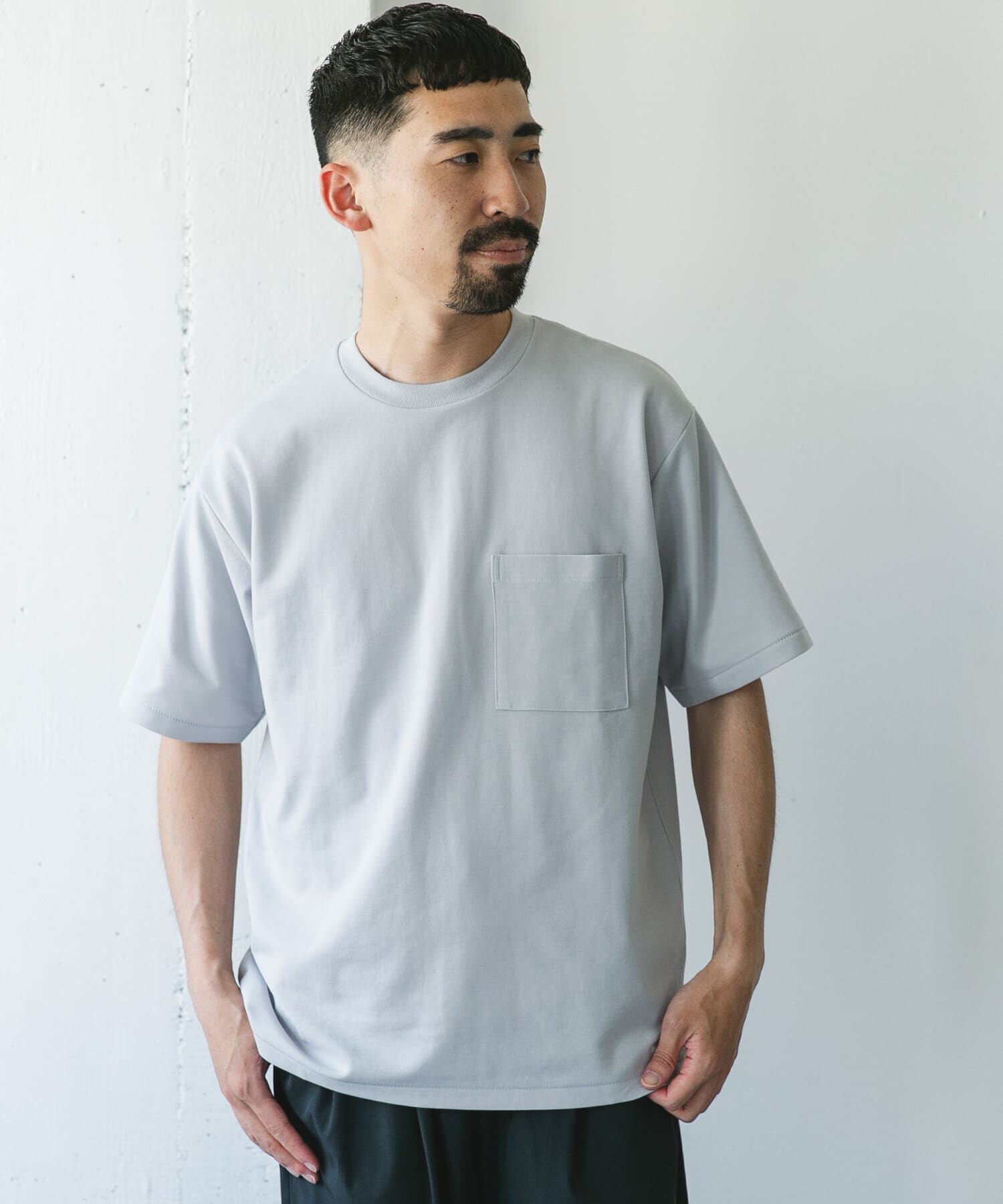 URBAN RESEARCH DOORS「『Sサイズ/WEB限定』ポンチポケットショートスリーブTシャツ」|Tシャツ・カットソー|
