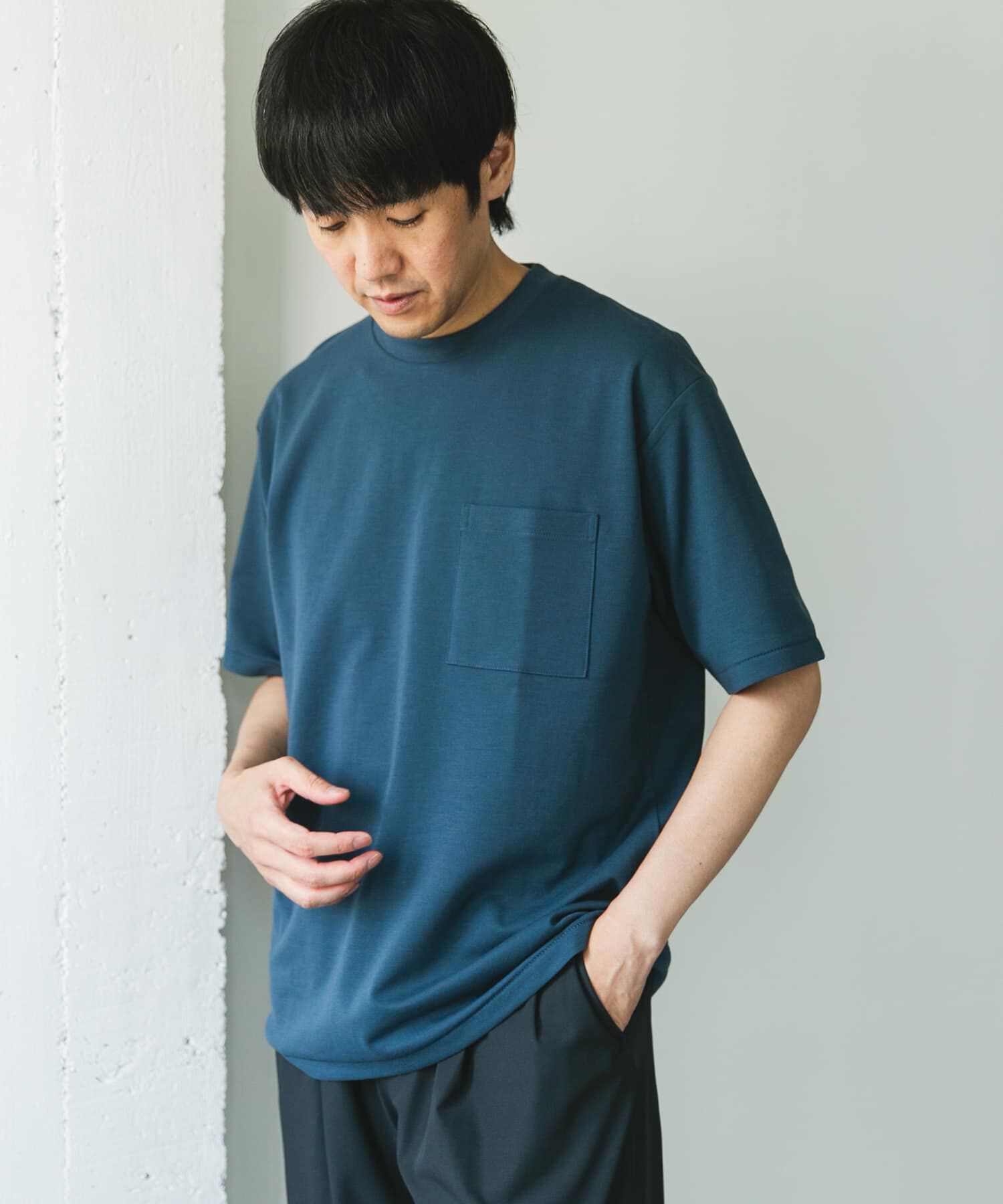 URBAN RESEARCH DOORS「『Sサイズ/WEB限定』ポンチポケットショートスリーブTシャツ」|Tシャツ・カットソー|