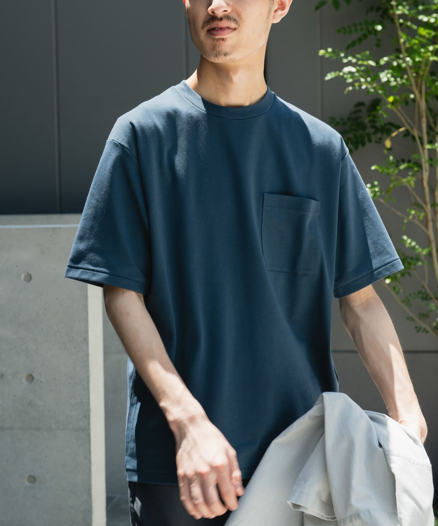 URBAN RESEARCH DOORS「『Sサイズ/WEB限定』ポンチポケットショートスリーブTシャツ」|Tシャツ・カットソー|