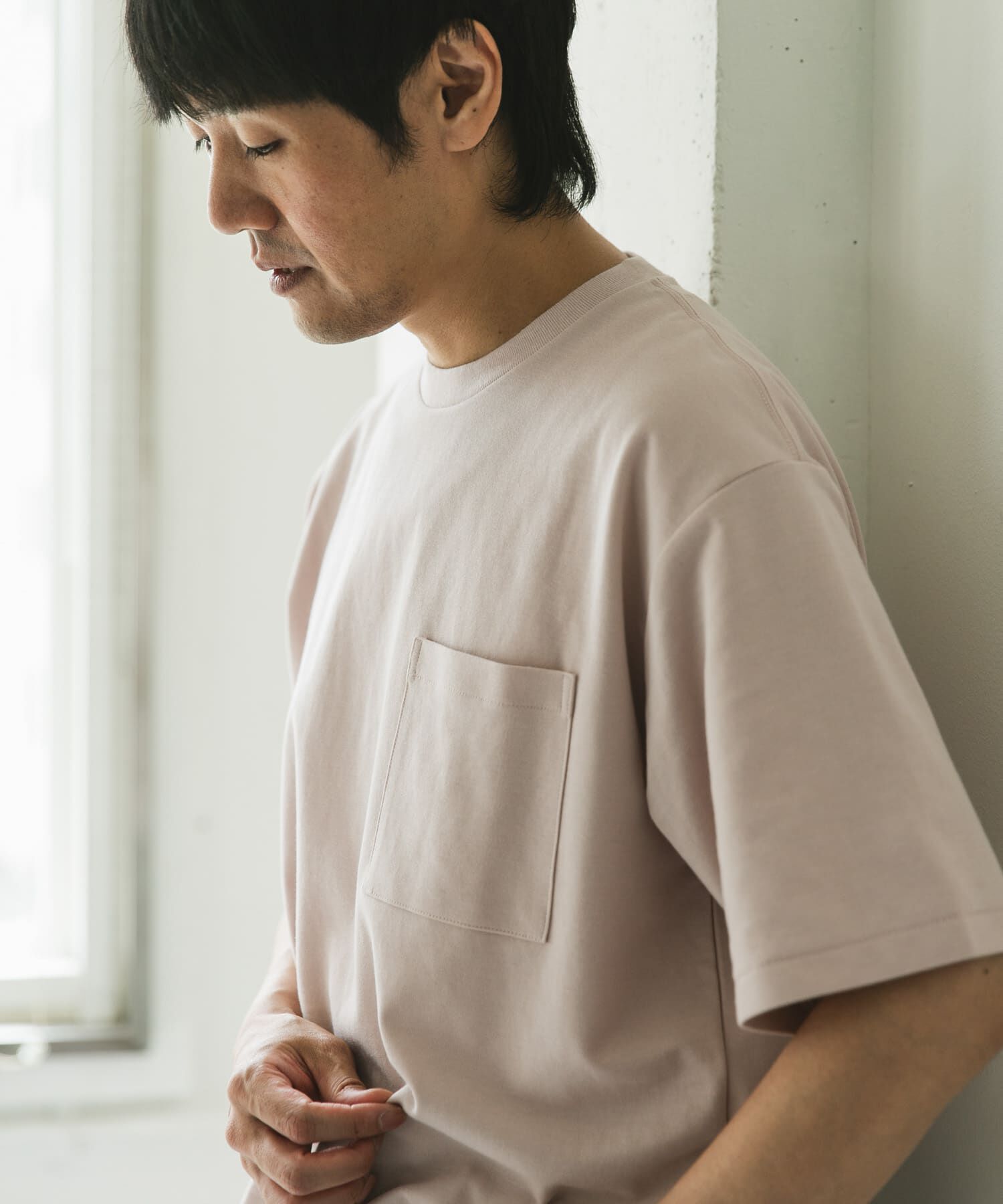 URBAN RESEARCH DOORS「『Sサイズ/WEB限定』ポンチポケットショートスリーブTシャツ」|Tシャツ・カットソー|
