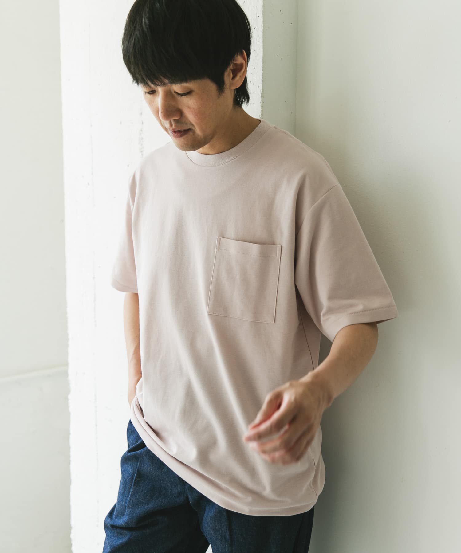 URBAN RESEARCH DOORS「『Sサイズ/WEB限定』ポンチポケットショートスリーブTシャツ」|Tシャツ・カットソー|