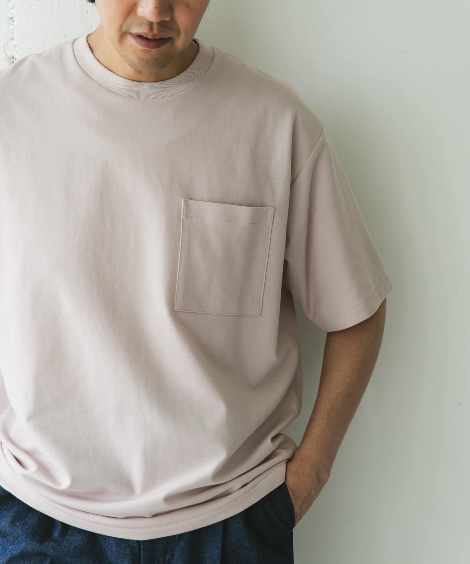 URBAN RESEARCH DOORS「『Sサイズ/WEB限定』ポンチポケットショートスリーブTシャツ」|Tシャツ・カットソー|